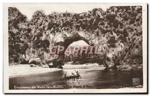 Cartes postales Environs De Vals Les Bains Le pont d&#39Arc