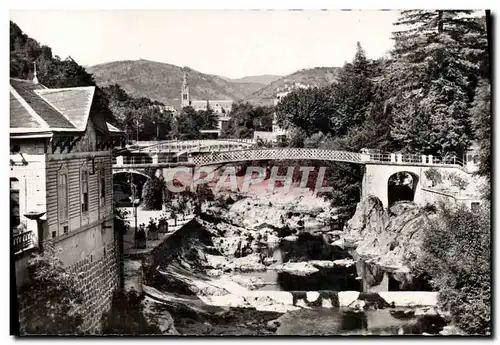 Ansichtskarte AK L&#39Ardeche Pittoresque Vals Les Bains Les Ponts Sur La Volane