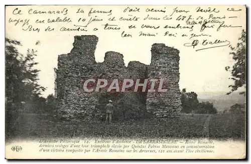 Cartes postales L&#39Ardeche Pittoresque Environs D&#39Ardance La Sarrasiniere Ruine romaine