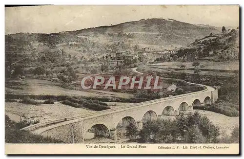 Cartes postales Vue De Desaignes Le Grand Pont