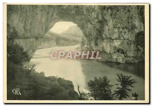 Ansichtskarte AK Excursions Autour De Vals Les Bains Le Pont d&#39Arc Et l&#39Ardeche De Vals