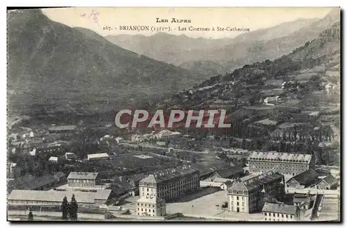 Ansichtskarte AK Les Alpes Briancon Les Casernes A Ste Catherine Militaria