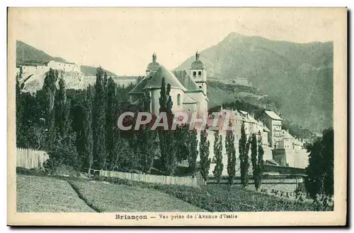 Cartes postales Briancon Vue Prise De l&#39Avenue D&#39Italie