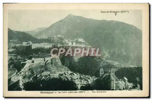 Cartes postales Briancon Et Les Forts Vue generale