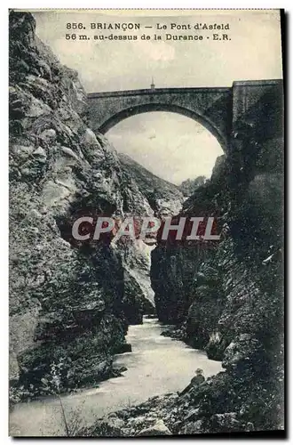 Cartes postales Briancon Le Pont D&#39Asfeld Au Dessus De LA Durance