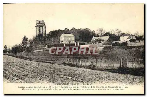 Ansichtskarte AK Montlhery La Tour Ancien donjon du chateau