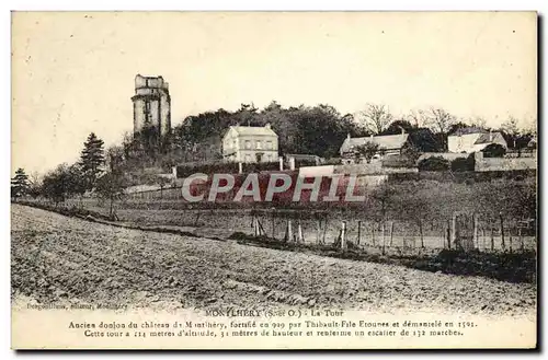 Ansichtskarte AK Montlhery La Tour Ancien donjon du chateau