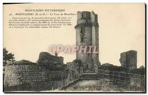 Cartes postales Montlhery La tour