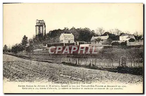 Ansichtskarte AK Montlhery ancien donjon du chateau