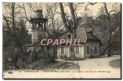 Cartes postales Versailles Hameau De Marie Antoinette la laiterie et la tour de Marlborough