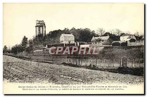 Ansichtskarte AK Montihery La Tour Ancien Donjon Du Chateau