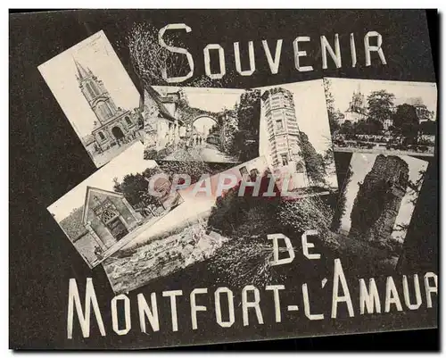 Cartes postales Souvenir De Montfort L&#39Amaury