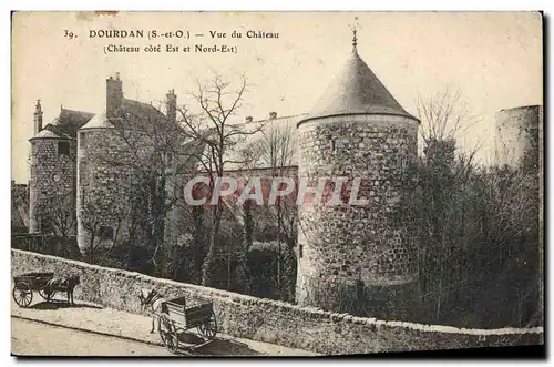 Cartes postales Dourdan vue Du Chateau