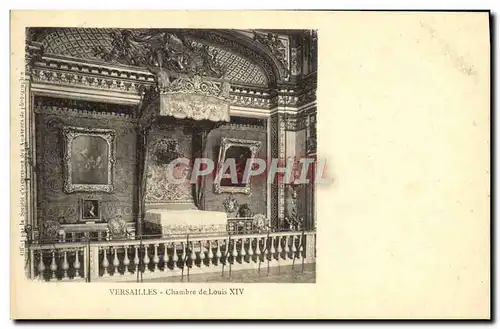 Ansichtskarte AK Versailles Chambre De Louis XIV