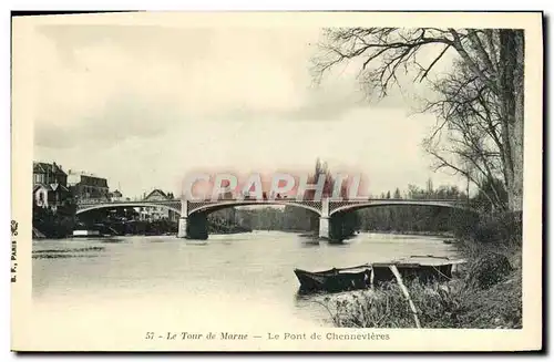 Ansichtskarte AK Le Tour De Marne Le Pont De Chennevieres