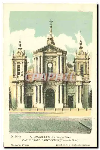 Cartes postales Versailles Cathedrale Saint Louis