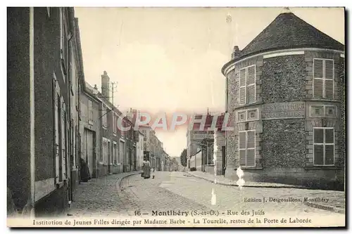 Cartes postales Montlhery Rue Des Juifs Judaica