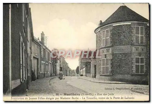 Cartes postales Montlhery Rue Des Juifs Judaica