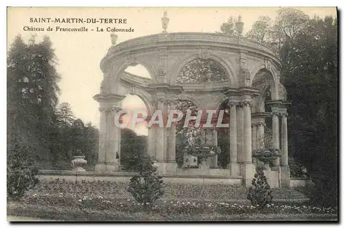 Cartes postales Saint Martin Du Tertre Chateau De Franconville La Colonnade