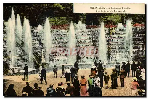 Cartes postales Versailles Le Bassin des Rocailles