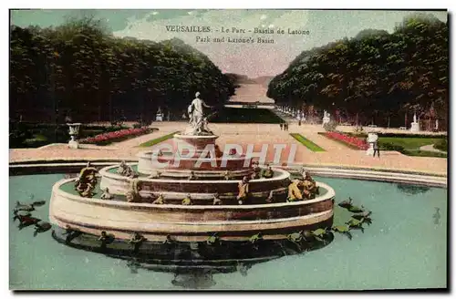 Cartes postales Versailles Le Parc Basin de Latone