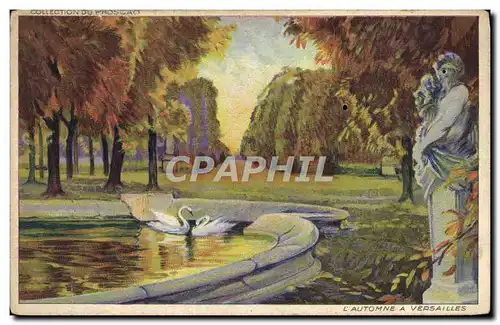 Cartes postales L&#39Automne a Versailles