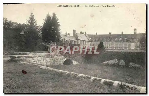 Cartes postales Gambais Le Chateau Les Fosses