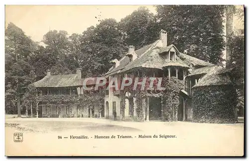 Cartes postales Versailles Hameau de Trianon Maison du Seigneur