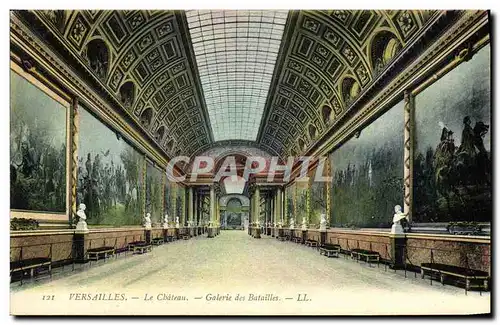 Cartes postales Versailles Le Chateau Galerie des Batailles