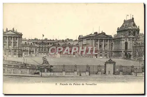 Cartes postales Versailles Facade du Palais