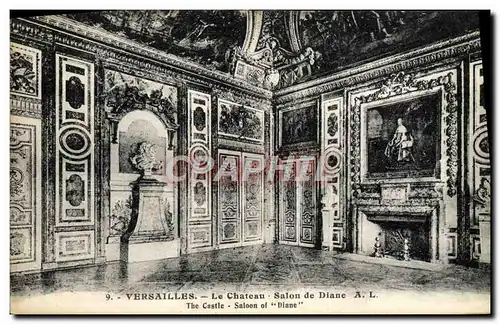 Ansichtskarte AK Versailles Le Chateau Salon de Diane