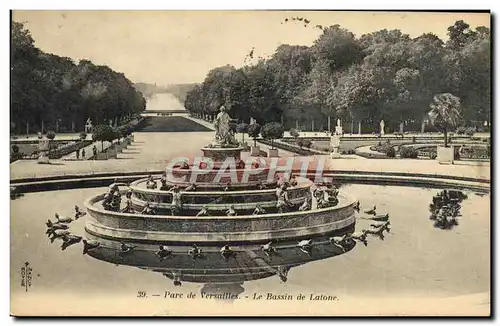 Cartes postales Versailles Le Bassin de Latone