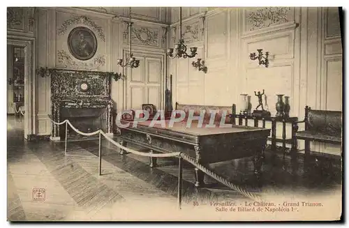 Ansichtskarte AK Versailles Le Chateau Grand Trianon salle de billard de Napoleon 1er