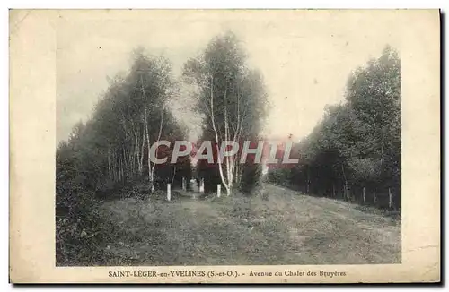 Ansichtskarte AK Saint Leger en Yvelines Avenue du Chalet des Bruyeres