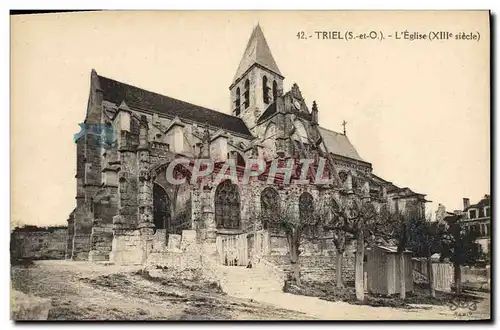 Cartes postales Triel L&#39Eglise