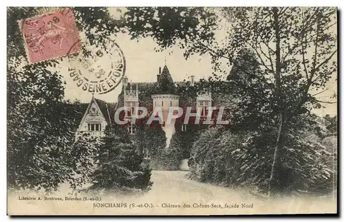 Cartes postales Sonchamps Chateau des Chenes Secs Facade