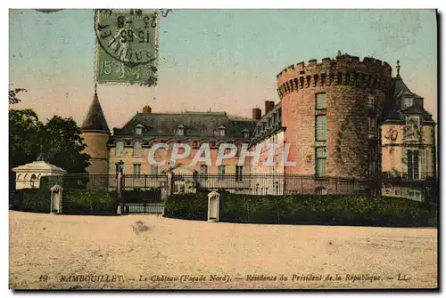 Ansichtskarte AK RAmbouillet Le chateau Residence du President de la Republique