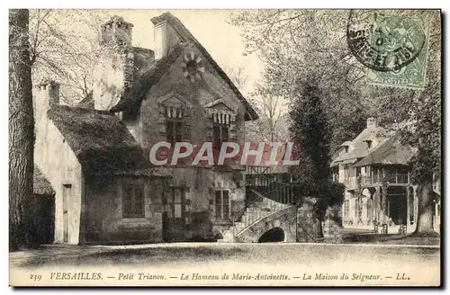 Ansichtskarte AK Versailles Petit Trianon Le hameau de Marie Antoinette La maison du seigneur