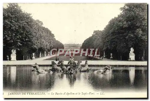 Cartes postales Versailles Le Bassin d&#39Apollon et le Tapis Vert