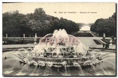 Cartes postales Versailles Bassin de Latone