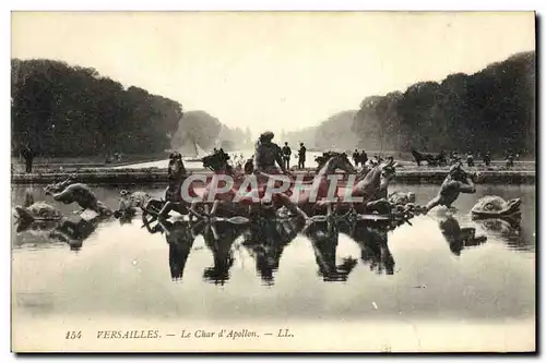 Cartes postales Versailles Le Char d&#39Apollon