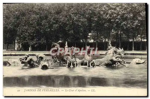 Cartes postales Versailles Le Char d&#39Apollon