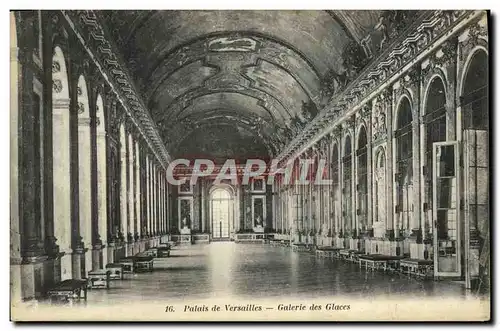 Cartes postales Versailles Gaterie des Glaces