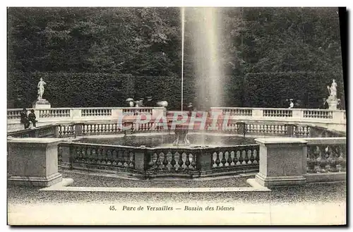 Cartes postales Versailles Bassin des Domes