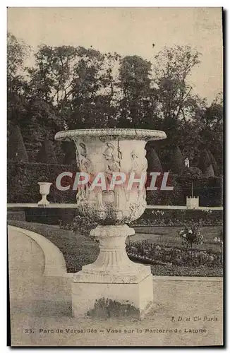 Cartes postales Versailles Vase sur le Parterre de Latone