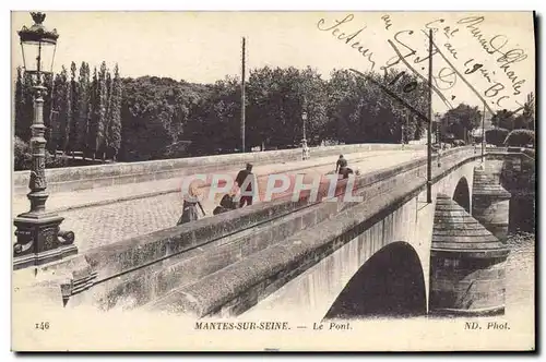 Cartes postales Mantes Sur Seine Le Pont