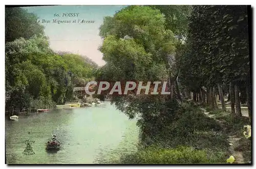 Ansichtskarte AK Poissy Le Bras Migneaux et L&#39Avenue