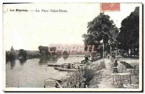 Cartes postales La Marne Au Parc Saint Maur