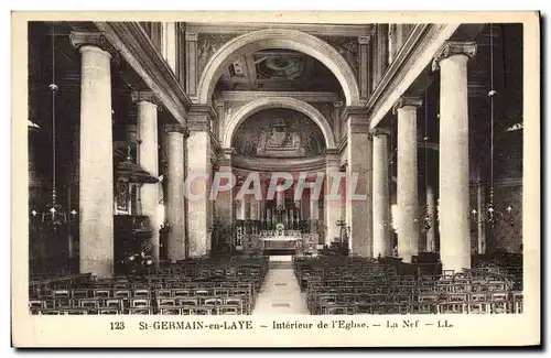 Cartes postales St Germain en Laye Interieur de l&#39Eglise