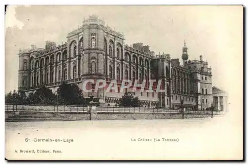 Cartes postales St Germain en Laye Le Chateau La terrasse